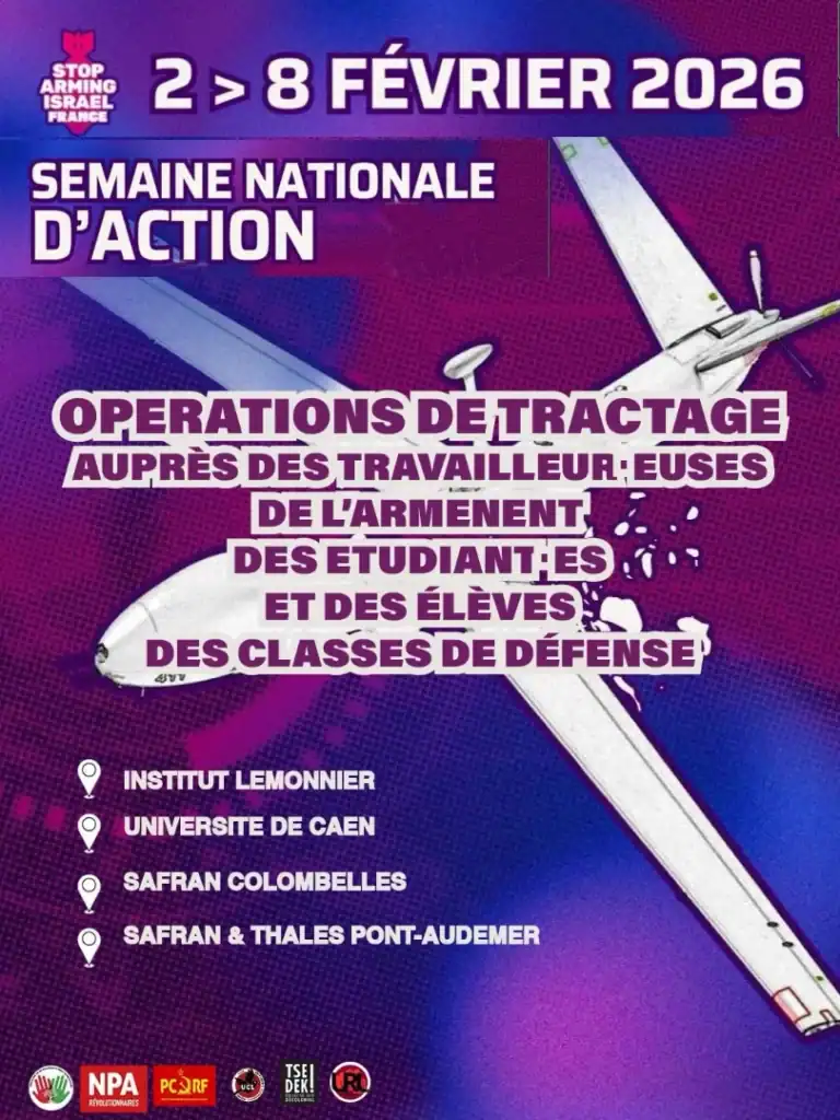 Semaine nationale d’action "Stop Arming Israël" à Caen